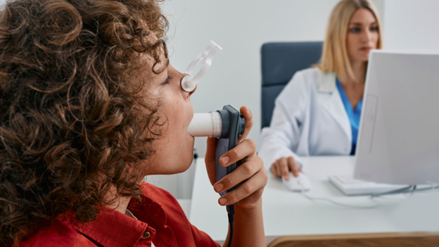 Woman receiving symptom treatment for COPD stages at CityMD